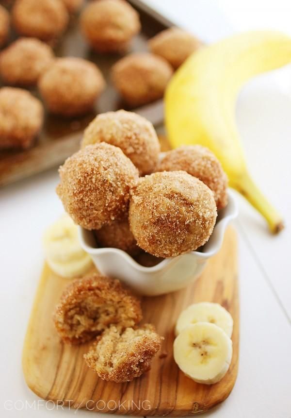 Baked Cinnamon-sugar Banana Donut