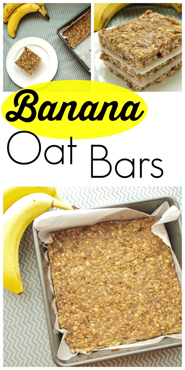 Banana Oat Bars