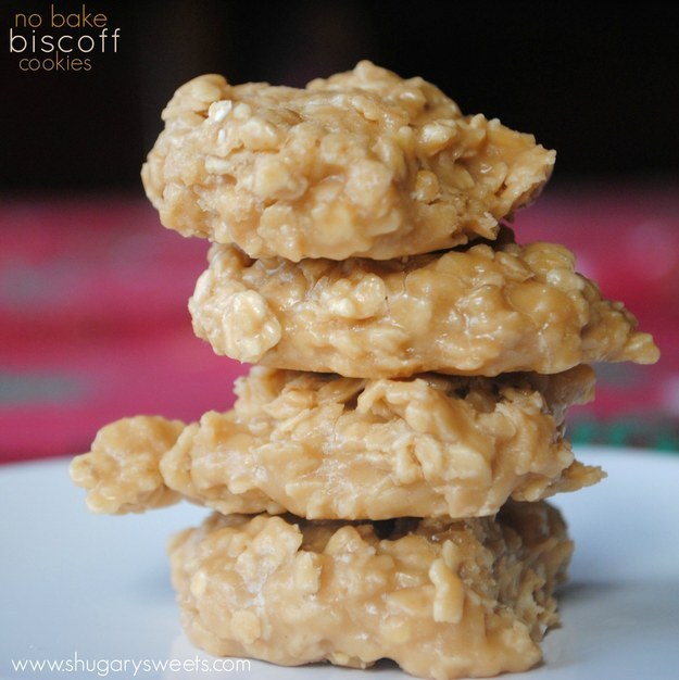 Biscoff No Bake Cookies