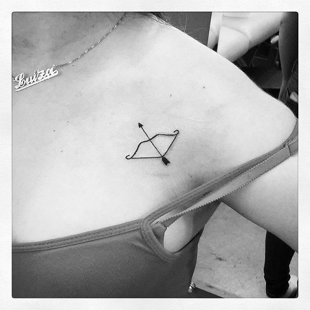 Bow-Arrow Tattoo for women