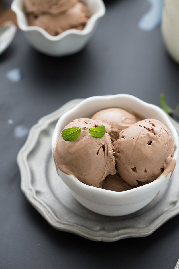 Breakfast Chocolate Frozen Yogurt