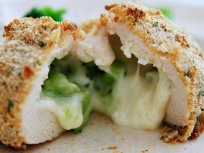 Broccoli and Cheese Stuffed Chicken Breasts