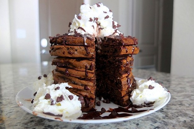 Chocolate Mocha Pancakes