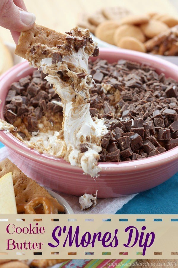 Cookie Butter S’mores Dip