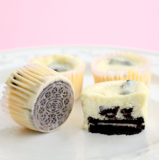 Cookies and Cream Cheesecakes