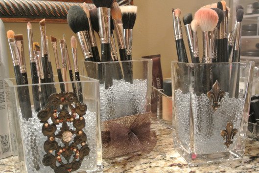 Crystal Brush Holder