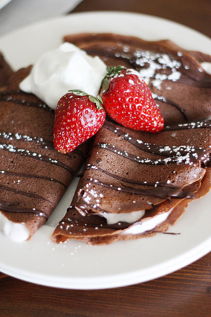 Dark Chocolate Crepes