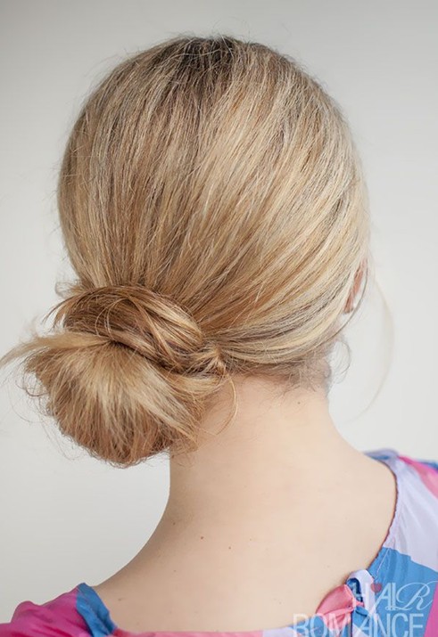 Easy Bun Hairstyle