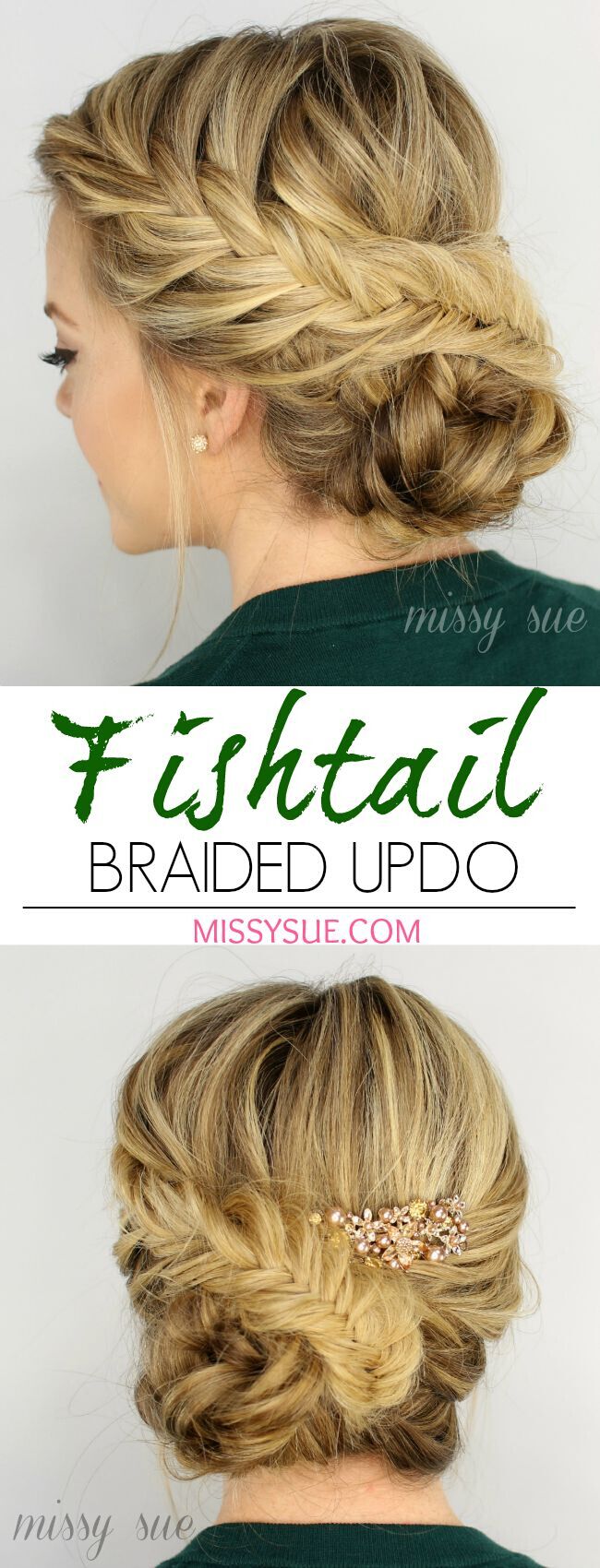 Fishtail Braided Updo