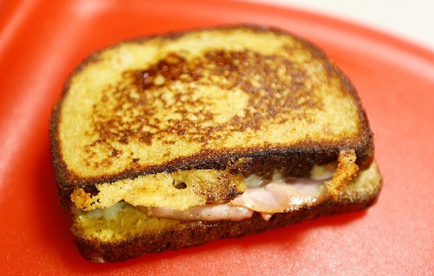 French Toast Ham and Cheese Sandwich