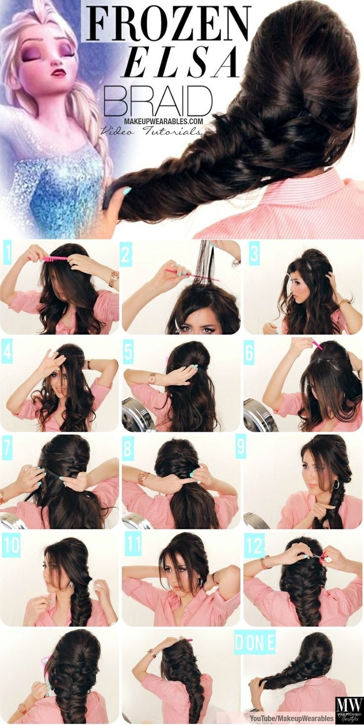 Frozen Braided Hairstyle Tutorial