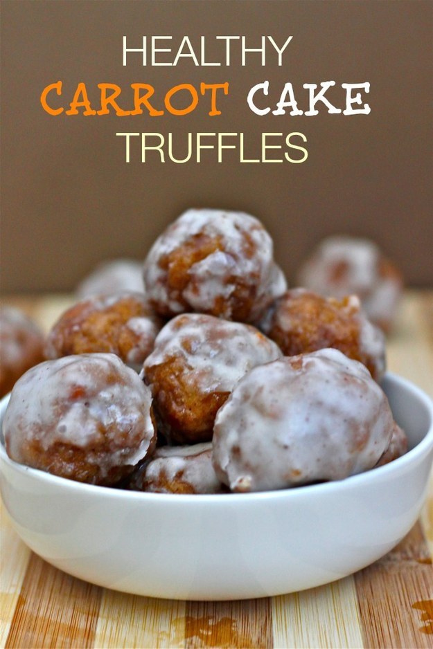 Healthy Carrot Cake Truffles