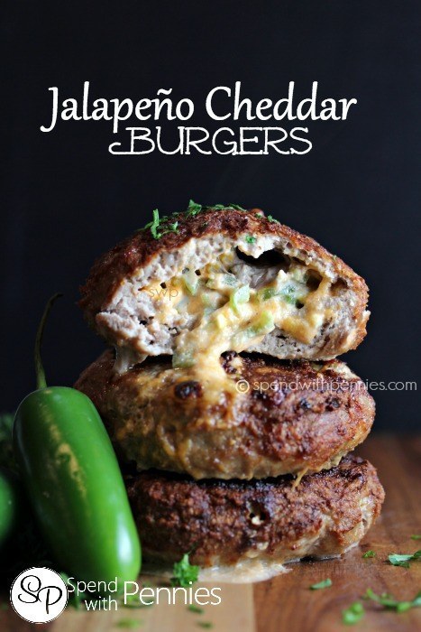 Jalapeno Cheddar Burgers