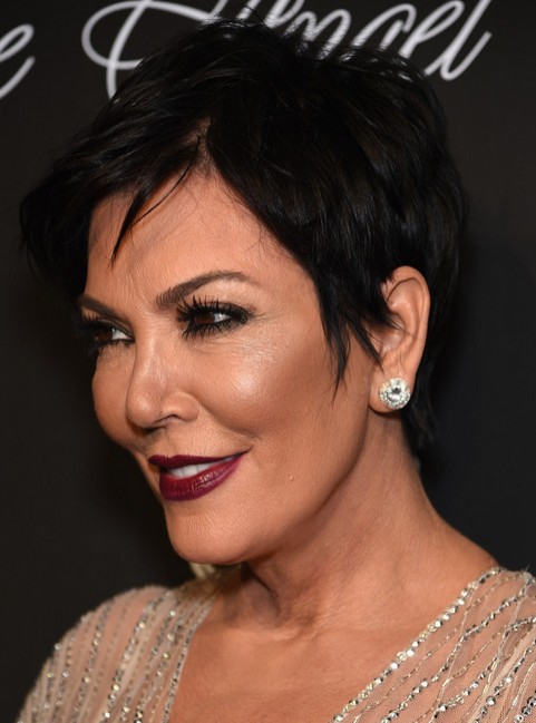 Kris Jenner Short Pixie Haircut