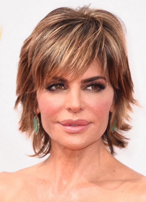 Lisa Rinna Short Choppy Haircut