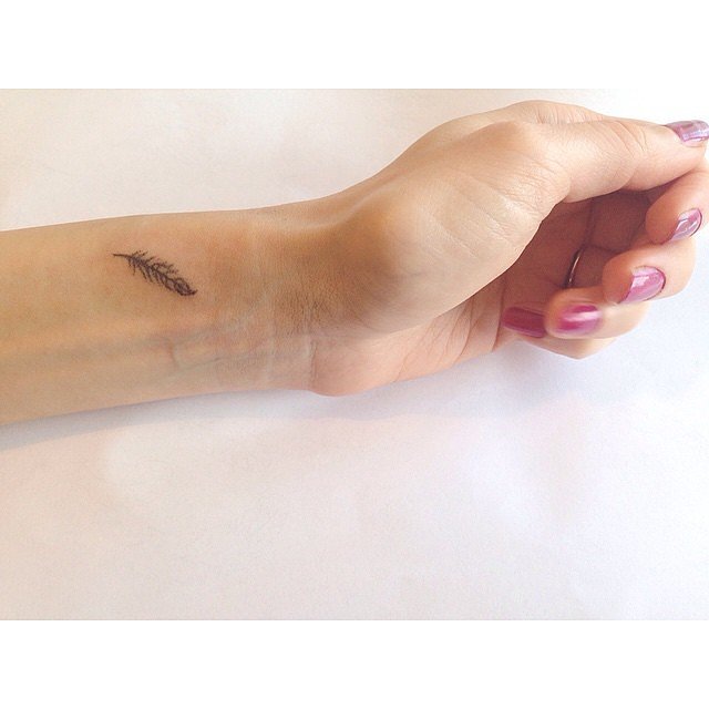 Little-Feather Tattoo for women