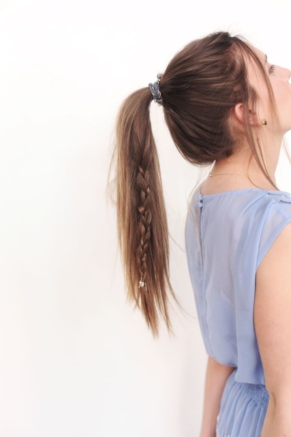 Loose Ponytail with Braid