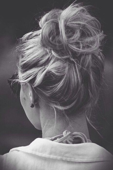 Messy Updo Hairstyle for Summer