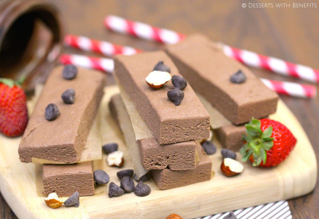 Nutella Fudge Protein Bars