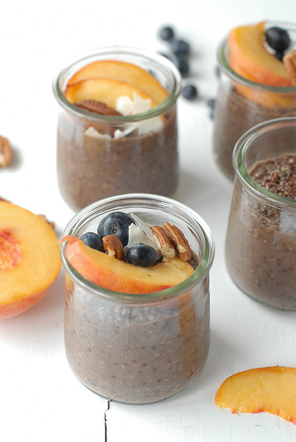 Overnight Quinoa China Chocolate Breakfast Pudding