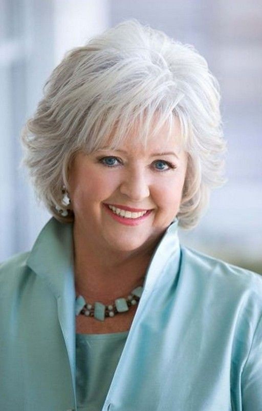 Paula Deen Short Wavy Hairstyle