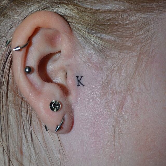 Personal-Initial Tattoo for women