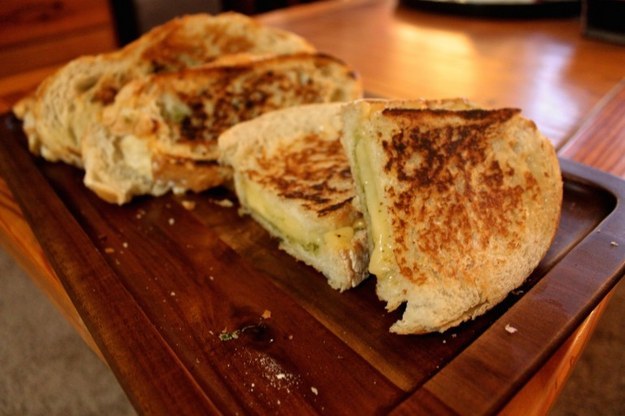 Pesto Grilled Cheese