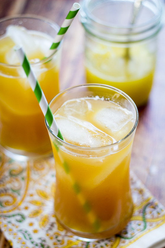 Pineapple Ginger Iced Tea