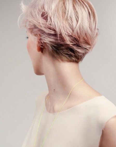 Pink Short Pixie Haircuts