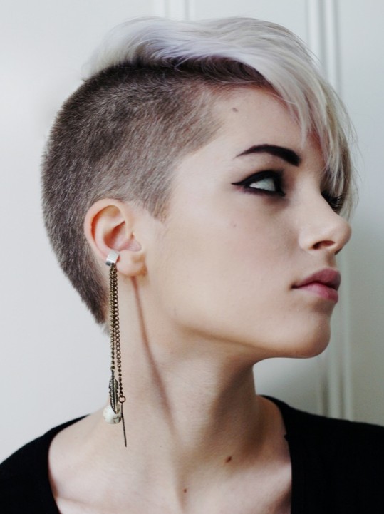 Pixie Haircut with Asymmetry Cut