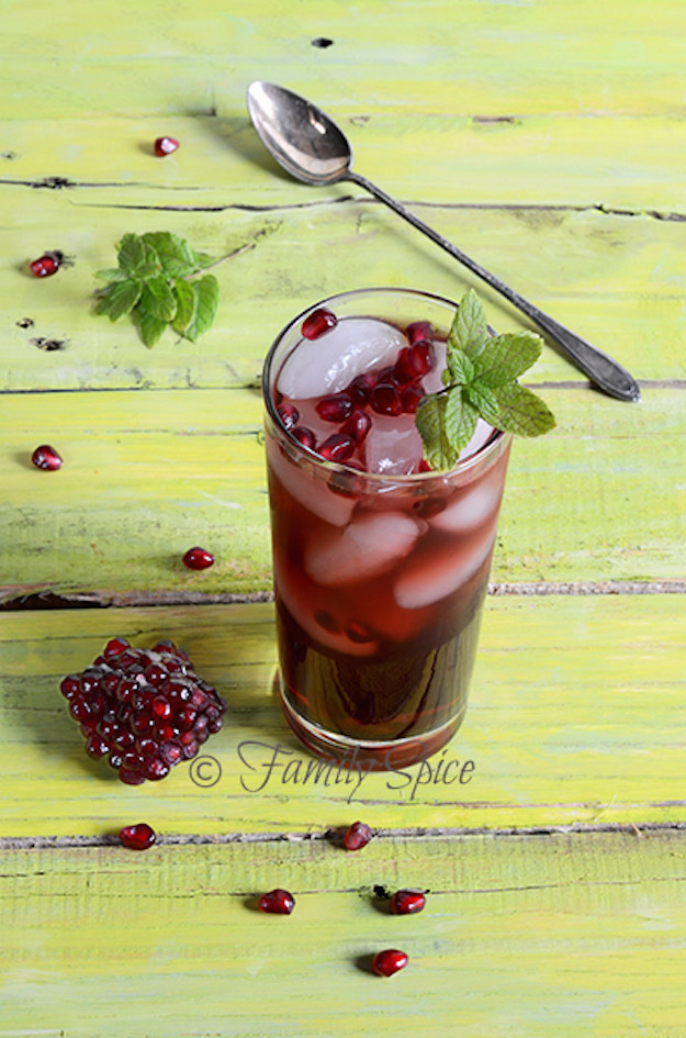 Pomegranate Iced Tea