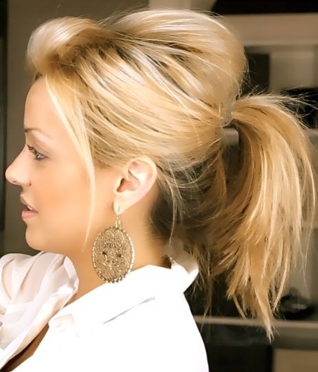 Ponytail Hairstyle for Medium Hair