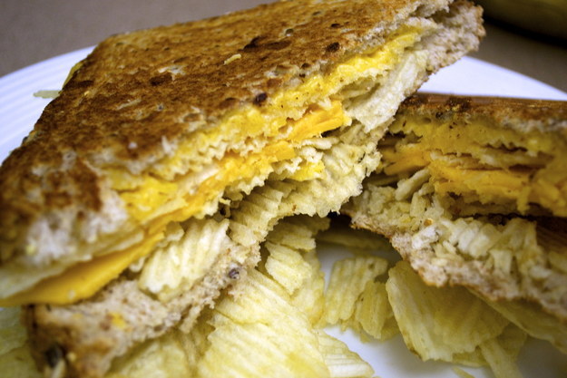 Potato Chip Grilled Cheese