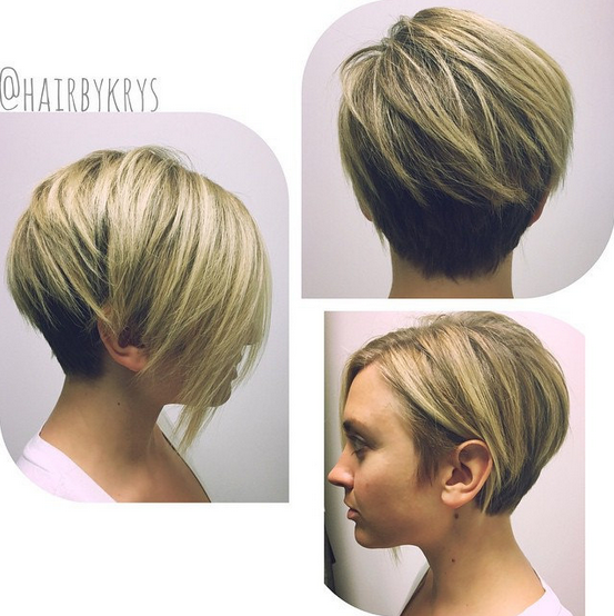 Short Haircut for Heart Face Shape