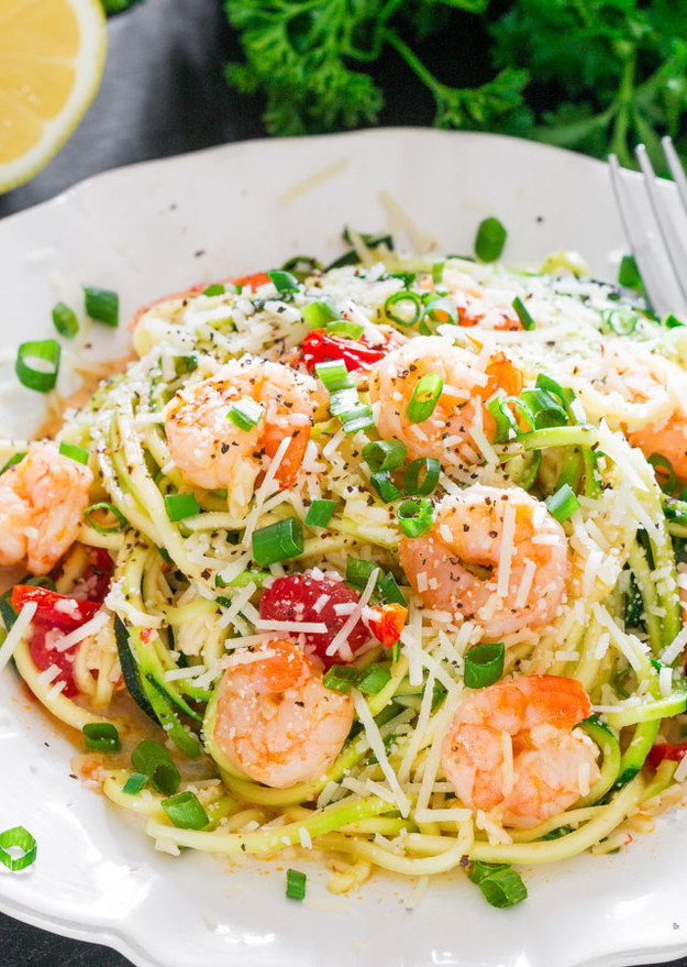 Shrimp Scampi Zoodles