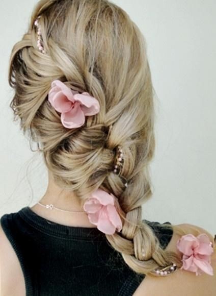 Side Braided Hairstyle for Wedding