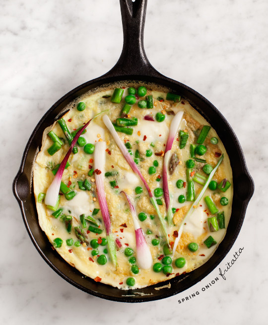 Spring Onion Frittata