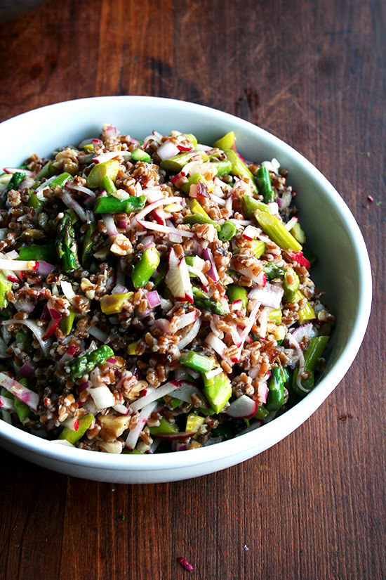 Spring Wheat Berry Salad