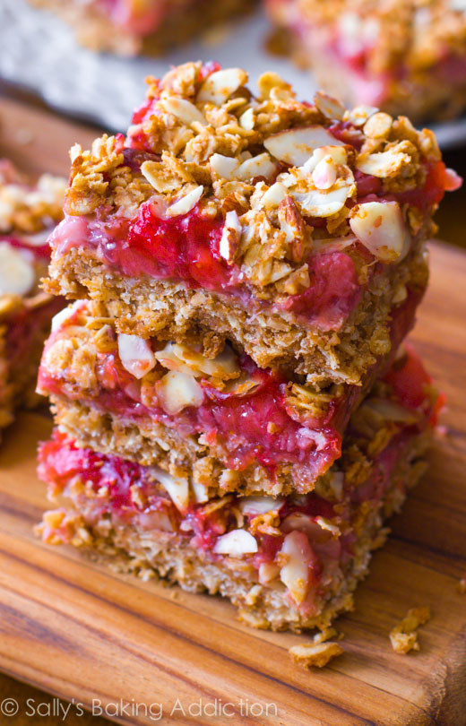Strawberry Oat Squares