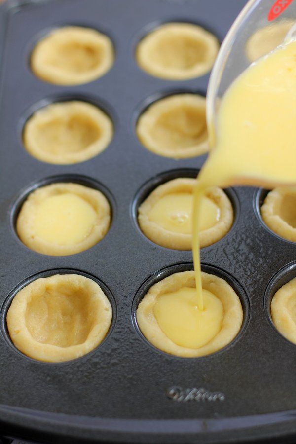 Sugar Cookie Lemon Tarts