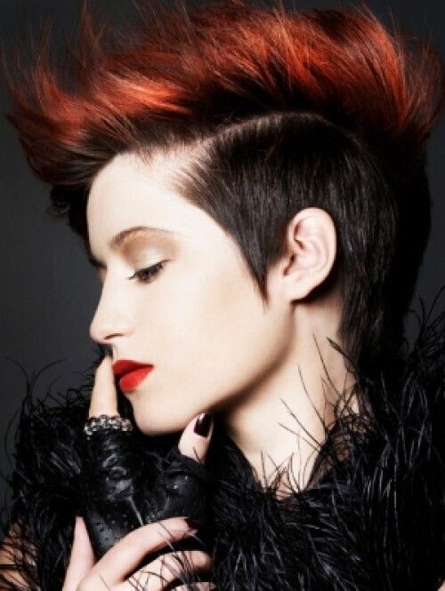 Two-Tone Pixie Haircut for Women