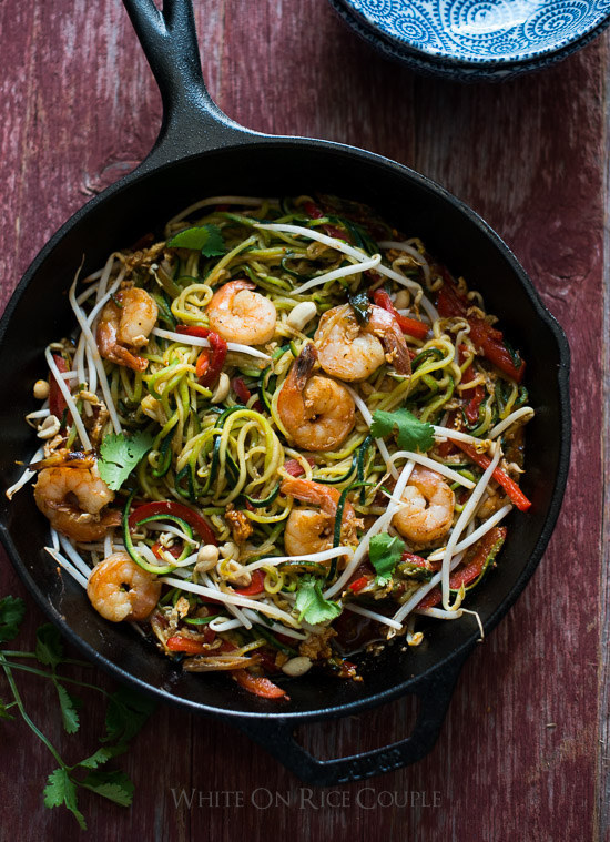 Zucchini Noodle Pad Thai Recipe