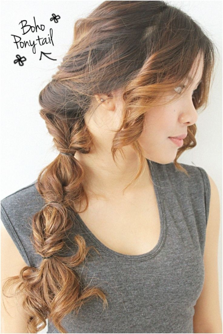 Boho-chic Side Ponytail Hairstyle