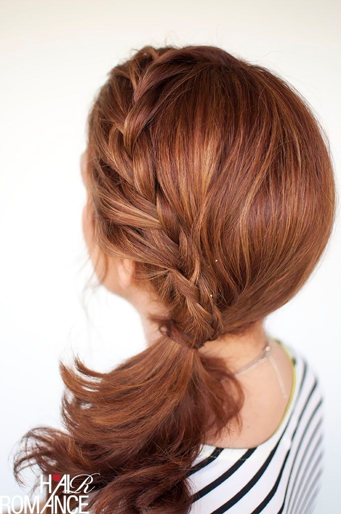 Braided Ponytail for Medium Hair