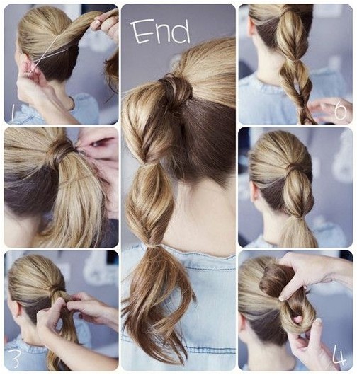 Twist Wrap Ponytail  Cute Girls Hairstyles