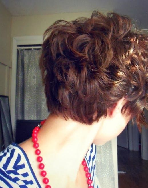 Cute Short Curly Hairstyle