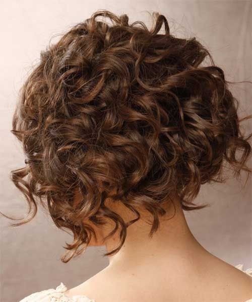 Cute Short Curly Hairstyle