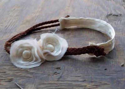 DIY Hair Accessories - Ruffled Flower Headband