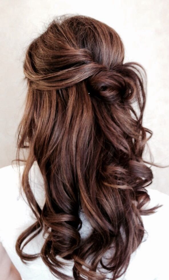 Dark Hair Colour for Long Hair