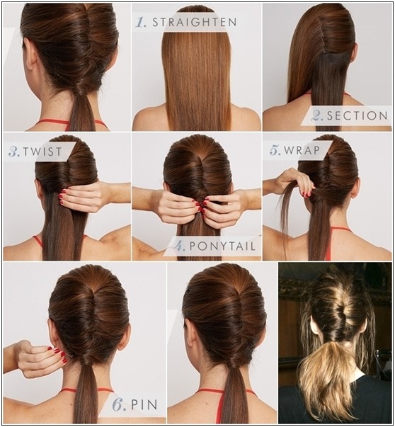 Diy Chignon Ponytail Hairstyle Tutorial